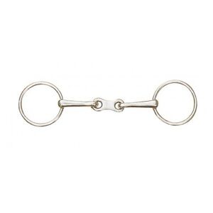 Centaur Stainless Steel French Mouth Loose Ring Bit Horse Equestrian Tack